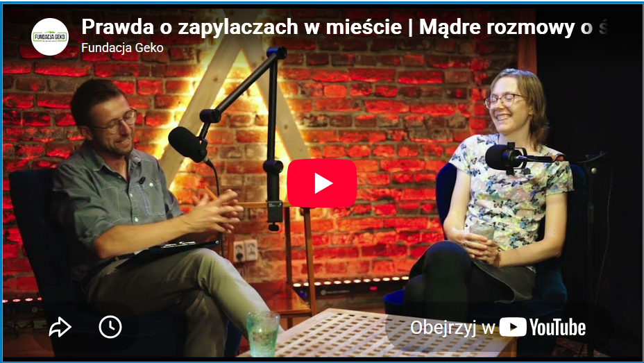Rozmowa o zapylaczach w Fundacji Geko